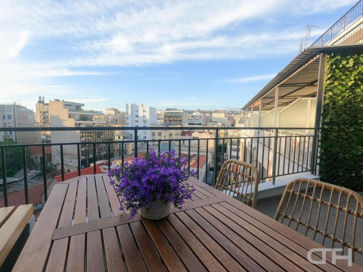 Luxury 80M2 Apartment With Balcony Downtown Thessaloniki Exterior photo
